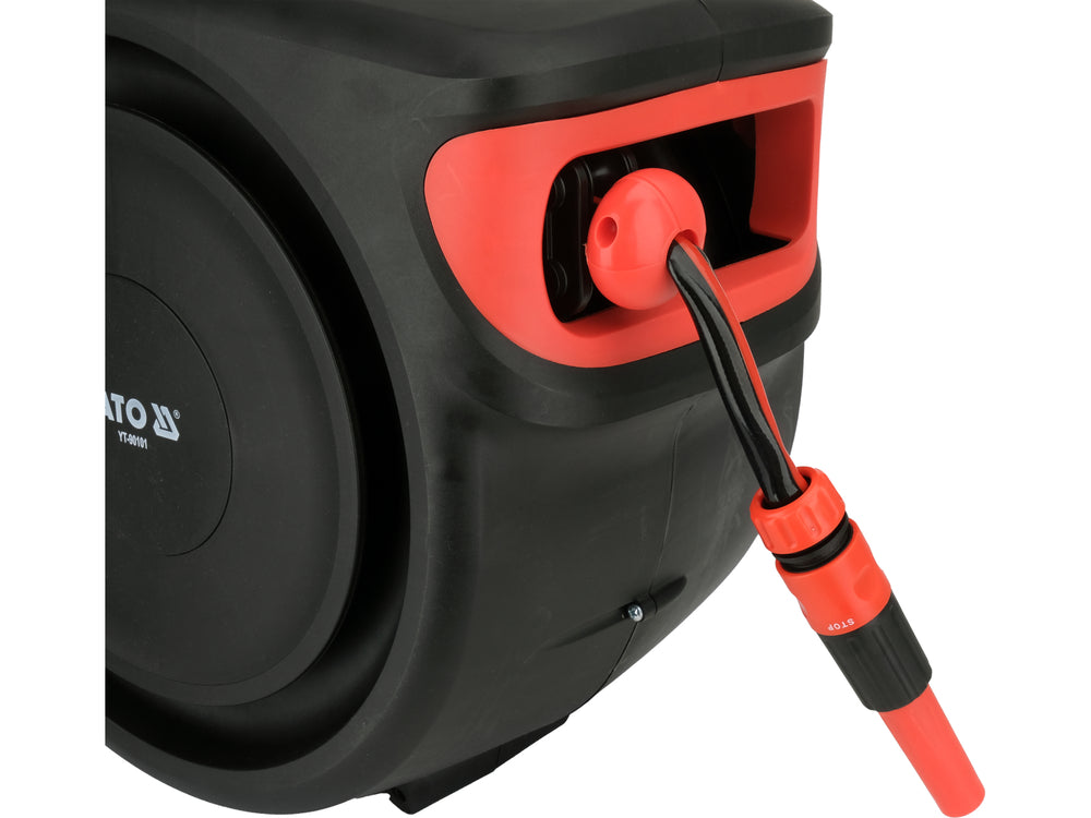 Sodo žarna automatinėje ritėje | 25m (YT-90101)