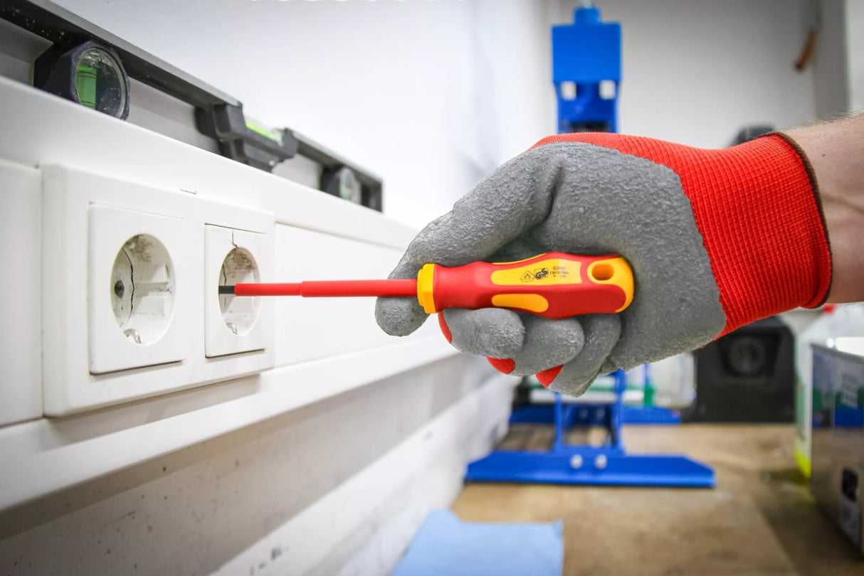 VDE elektriko / Atsuktuvų rinkinys | Plokšti / kryžminiai | 6 vnt. (35816)