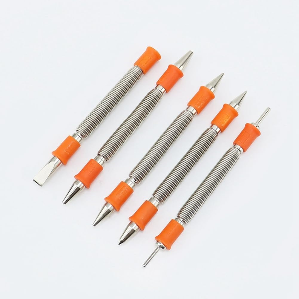 Automatinių žymeklių išmušėjų rinkinys | dviejų galvučių | 5 vnt. (DCP5S)