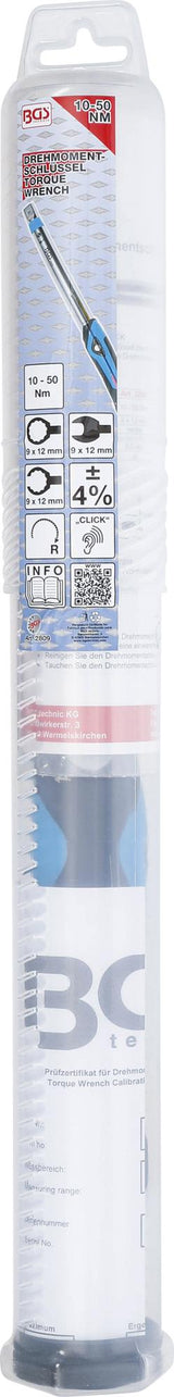 Dinamometras | 9 x 12 mm įstatomiems įrankiams | 10 - 50 Nm (2809)