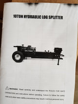 Malkų skaldyklė su pripučiamais ratais mobili | hidraulinė | 10 t (LS08)