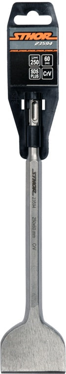 Kaltas betonui | SDS PLUS | plokščias platus | 60x14x250 mm (23594)