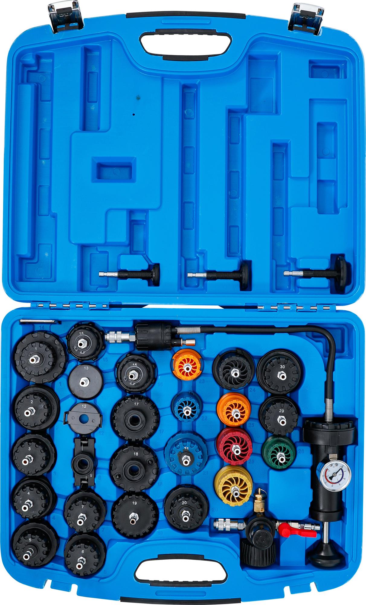 Radiatoriaus slėgio ir aušinimo sistemos testeris | 32 vnt. (6867)