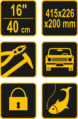 Įrankių dėžė plastikinė | 16" (78812)