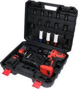 Akumuliatorinis smūginis veržliasūkis | 700 Nm | su galvučių rinkiniu | Cr-Mo | 21 vnt. (YT-82807)