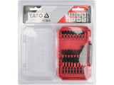 Impact bit and adapter set | 1/4" | 24 pcs (YT-78075)