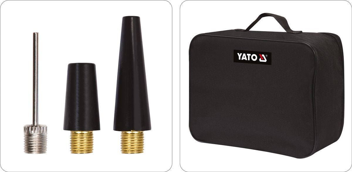 Kompresorius automobilinis | su Led lempa | 12V / 180W (YT-73460)