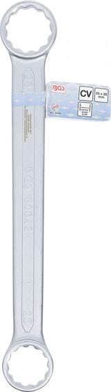 Raktas dvigubas kilpinis tiesus | 25 x 28 mm (30342)