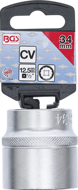 Galvutė 12-kampė | 12,5 mm (1/2") | 34 mm (10648)