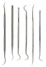 Įvairūs kabliukai, krapštukai tarpinėms, žiedams, spyruoklėms | 6 vnt. (SK32941)