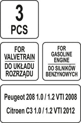 Набор для фиксации двигателя | Peugeot / Citroen | бензин 1,0 - 1,2 VTi