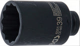 Galvutė ilga smūginė plonasienė 12 kampų | 12,5 mm (1/2") | 39 mm (5351)