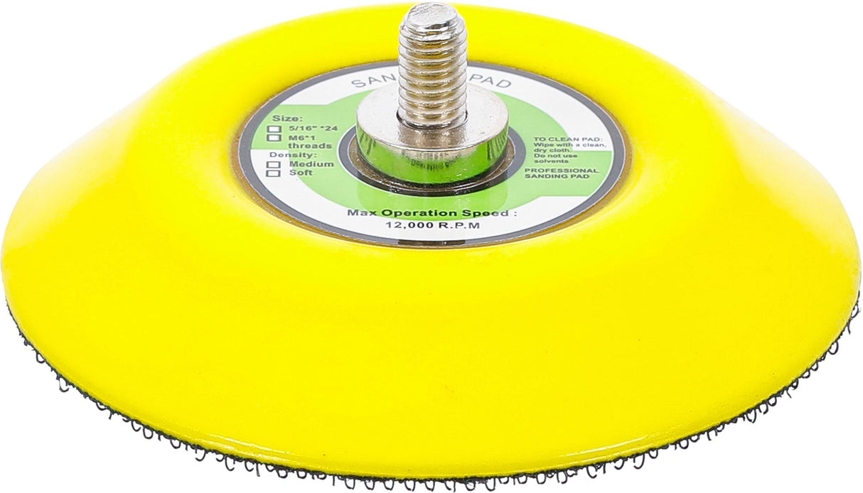 Velcro antgalis pneumatiniam šlifuokliui | Ø 75 mm | M6 x 1.0 (3291-70)