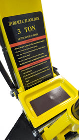 Domkratas ant ratukų | hidraulinis | žemo profilio / dvigubas stūmoklis | 73-500 mm | 3 t. (LFJ35-L)