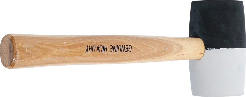 Plaktukas guminis | Hickory rankena | juoda / balta galva Ø 63 mm, 840 g (1969)