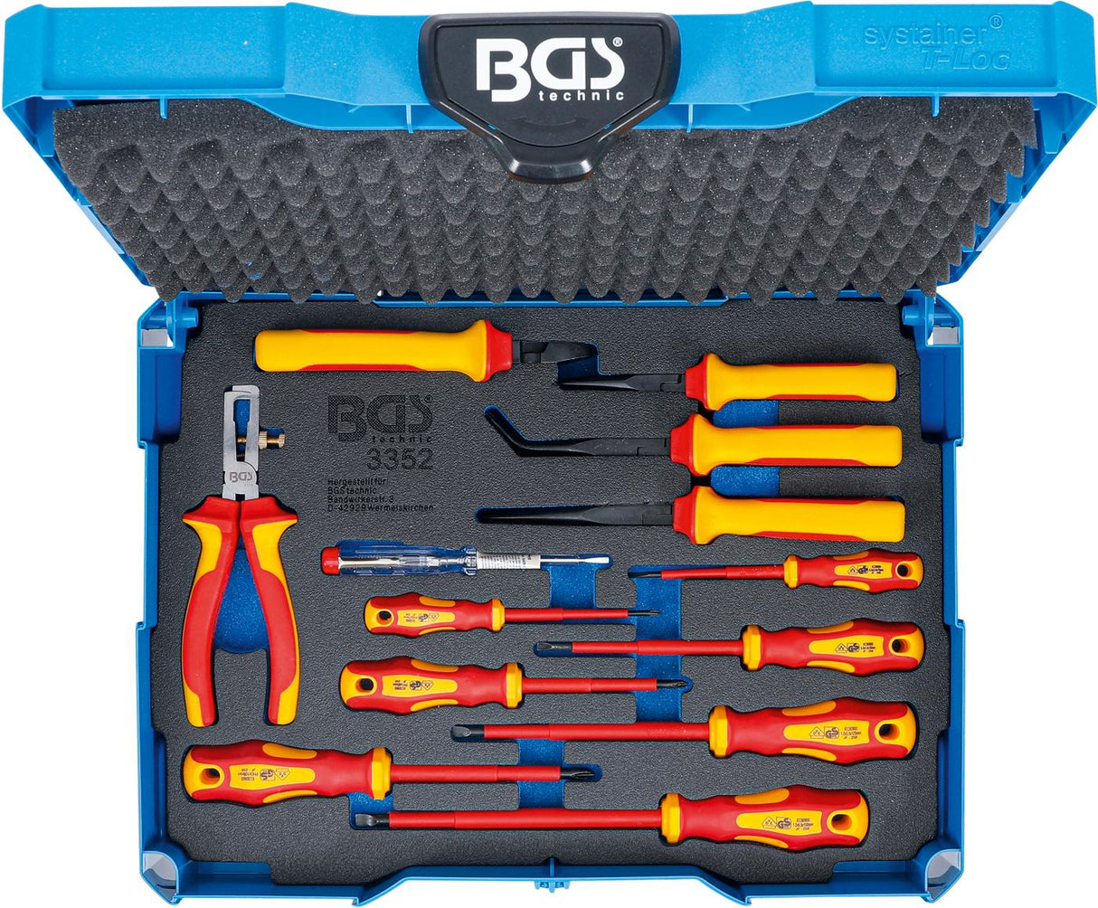 VDE replių / atsuktuvų rinkinys | BGS systainer® 13 vnt. (3355)