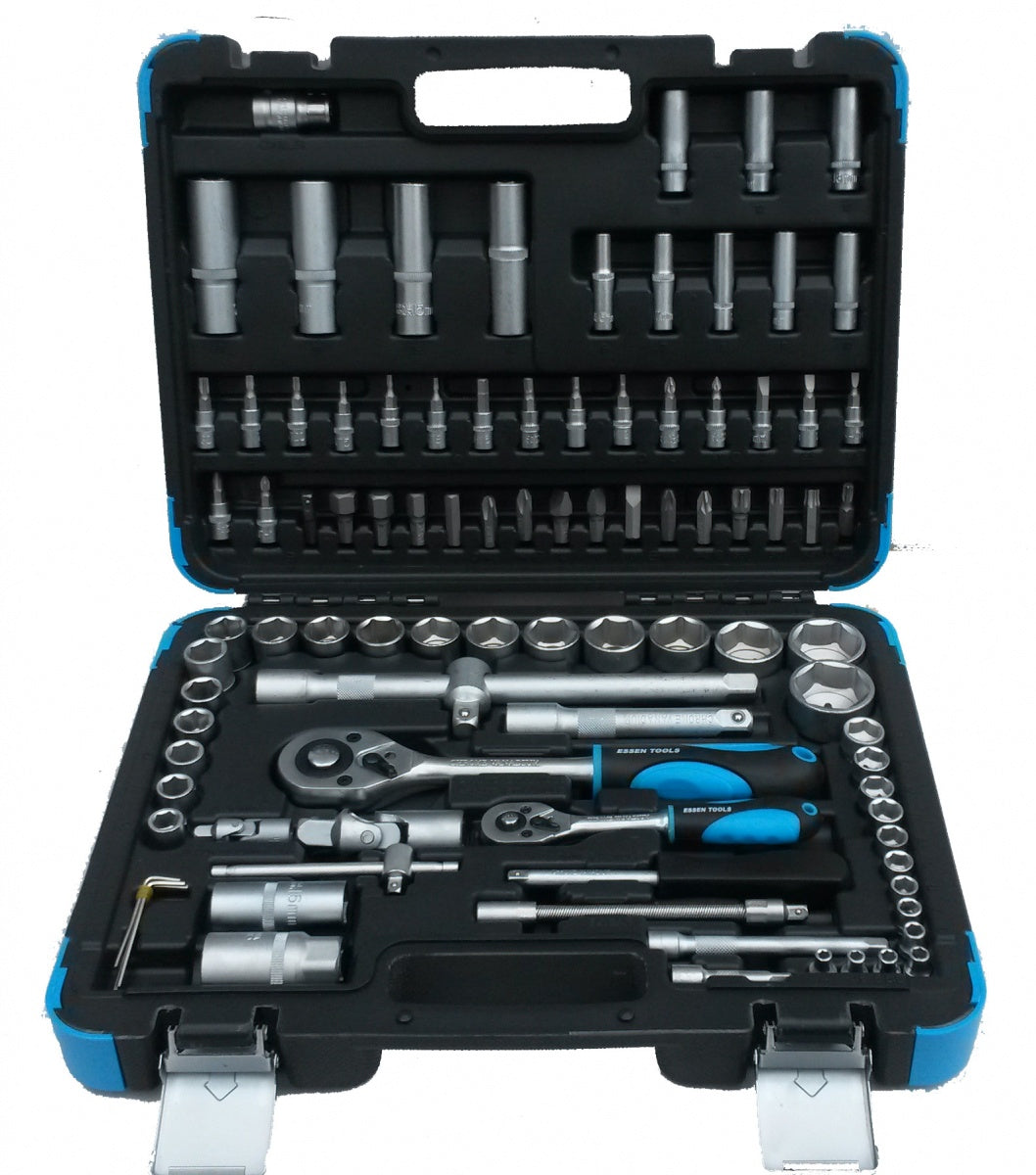 Įrankių rinkinys | 6.3 mm (1/4") + 12.5 mm (1/2") | 94 vnt. (ES80094)