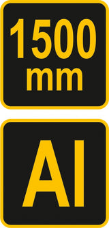 Spaustuvai F-tipo | Stambiems elementams | 1500 mm (38641)