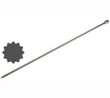 BIT SOCKET | LENGTH 800 MM | 12.5 MM (1/2") DRIVE | SPLINE (FOR XZN) M14 | FOR VAG (4233)