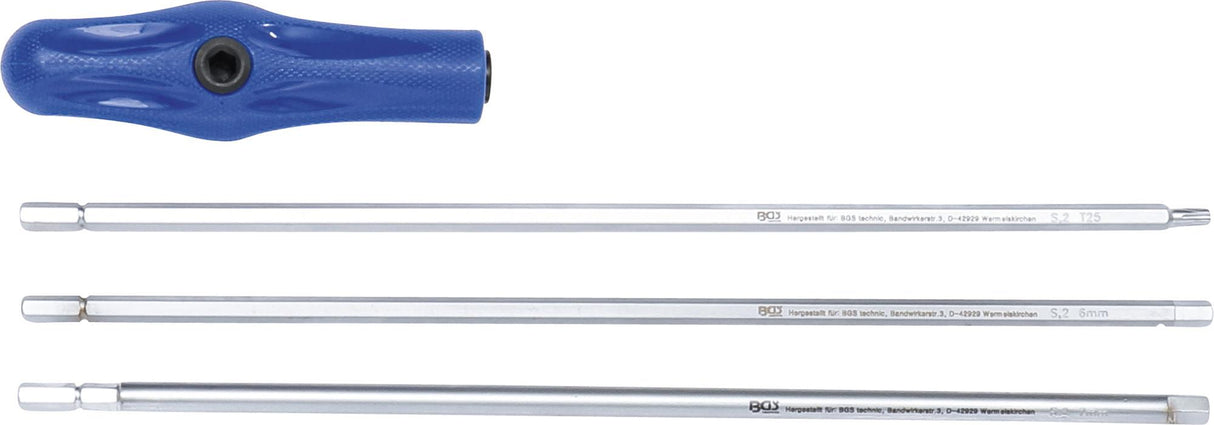 Specialus atsuktuvų rinkinys | priekinių žibintų koregavimui | T-Star (Torx) / hex šešiakampis | 4 vnt. (7840)