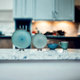 Indų komplektas SALSA | žalias | keramika | 4VNT. (SALSA-G)