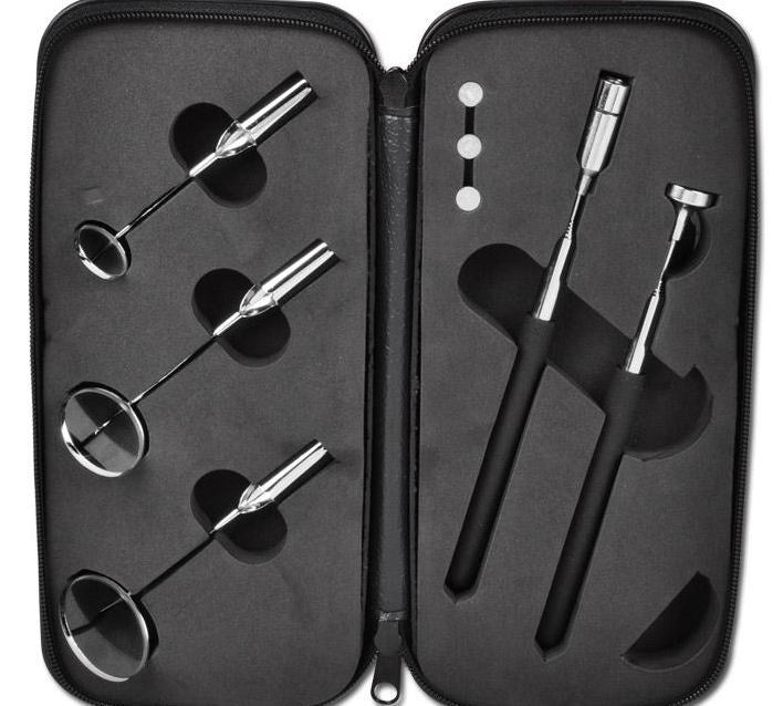 LED magnetinių kėliklių ir apžiūros veidrodėlių rinkinys (3095)