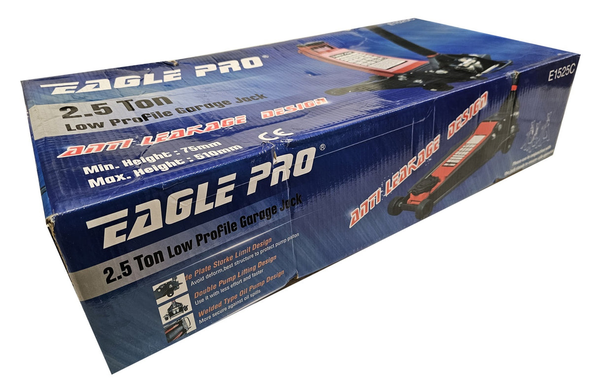 Domkratas su ratukais pažemintas | dvigubas stūmoklis | greitas kėlimas | 70- 510 mm | 2.5T (LFJ3B)