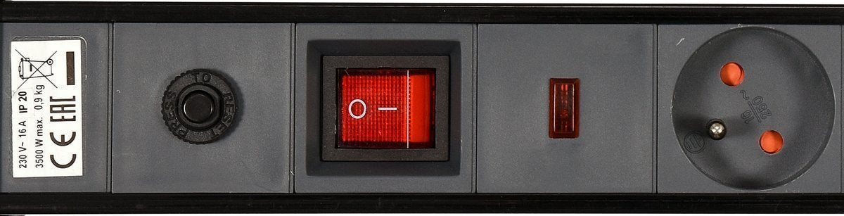 Elektrinis ilgintuvas | 5 lizdai | 1.5 mm² | 3 m (72370)