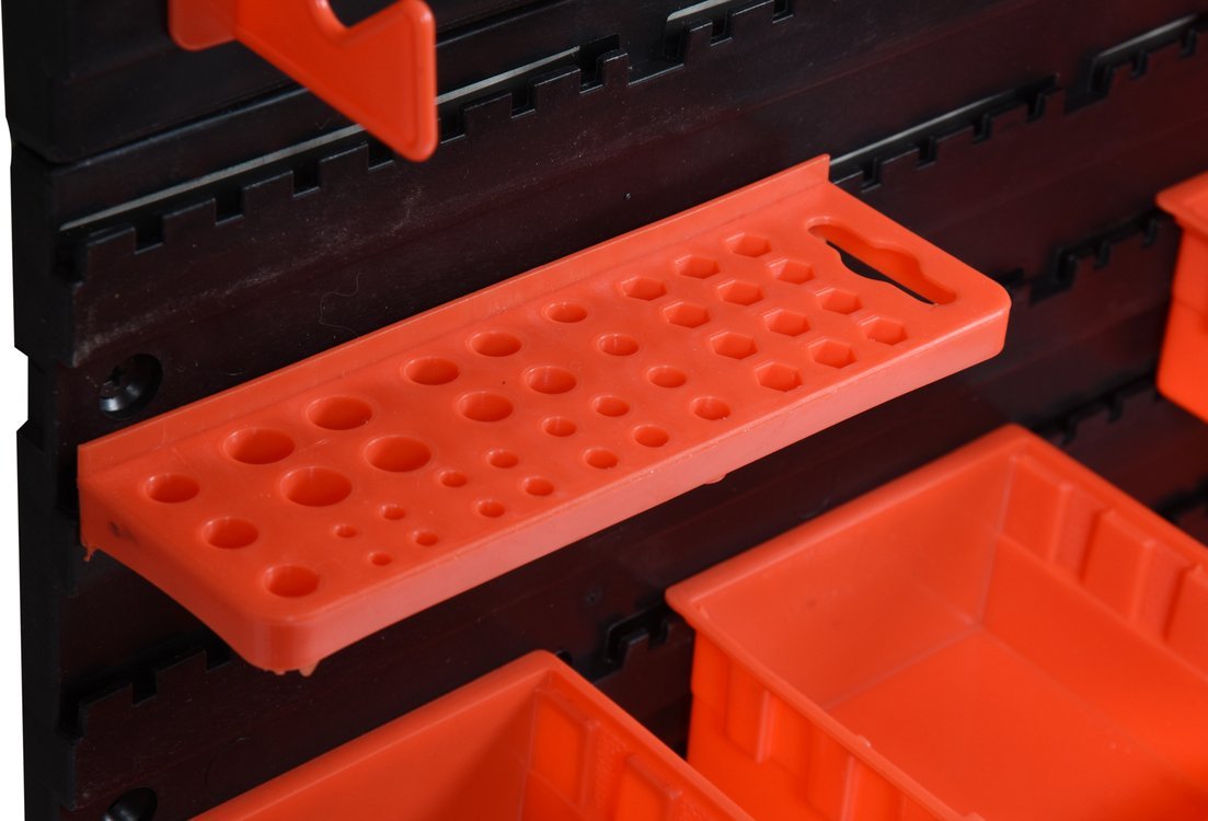 Stendas su dėžutėmis ir laikikliais | 48 dalių rinkinys (78771)