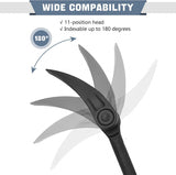 Montiruočių rinkinys | teleskopinės su šarnyru | 11 krypčių | 3 vnt. (APB3S)