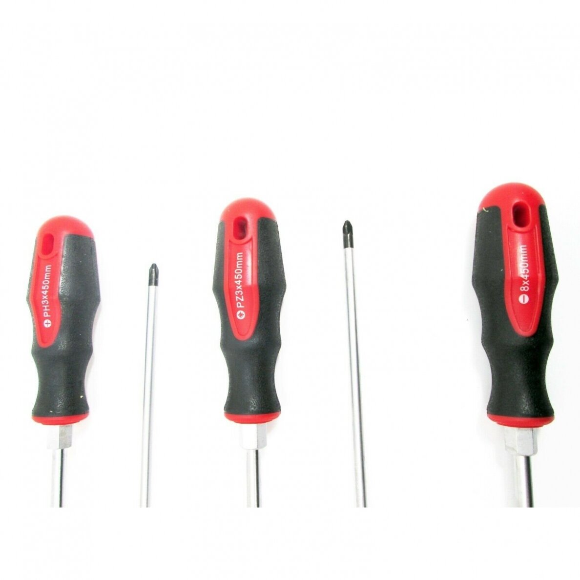 Atsuktuvų rinkinys | ilgas tipas | 450 mm | PH / PZ / SL | 5 vnt. (SK5024)