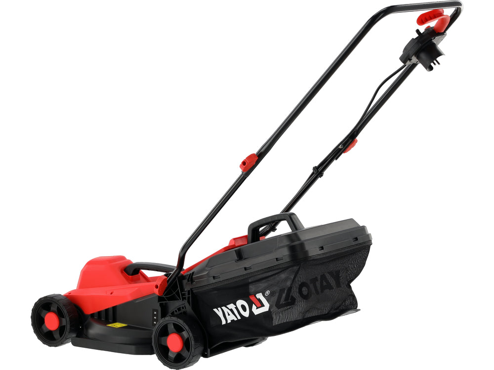 Electric lawn mower | 1300W | 330 mm | 30 L grass collector (YT-851990)