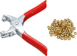 Kniedijimo replės su 100 apskritų kniedžių | 4,5 mm (75830)