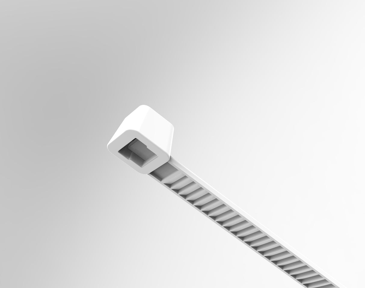 Suveržimo dirželiai 190X2,5 100vnt. balti (73884)