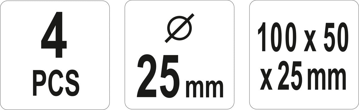 Pleištų rinkinys | 4 vnt. (YT-67370)