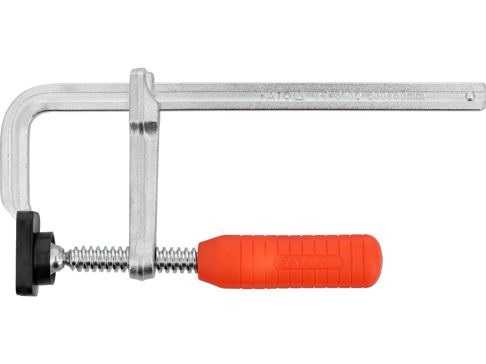 Spaustuvai F-tipo | kaltinis plienas | 200x80 mm (YT-6402)