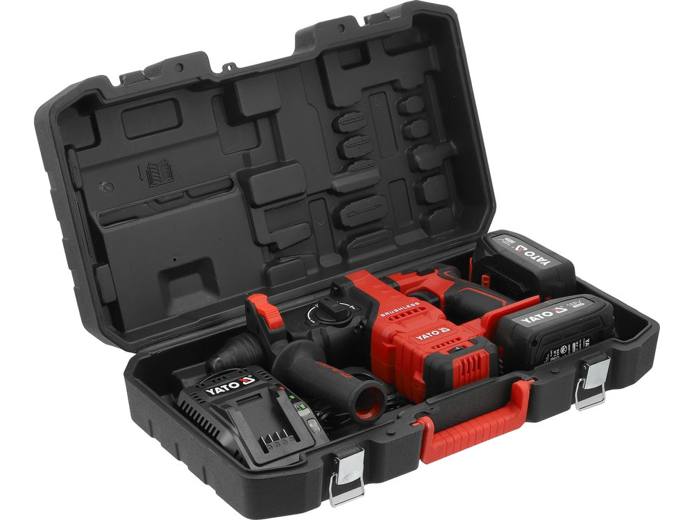 Аккумуляторный перфоратор | SDS PLUS с 2 x 4 Ah батареями