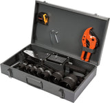 Plastikinių vamzdžių (PVC) suvirinimo aparatas | 0-300C | su rinkiniu (78910)