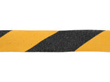 Juoda/geltona neslystanti PVC juosta laiptams ir praėjimams | 50 mm x 18 m (YT-72505)