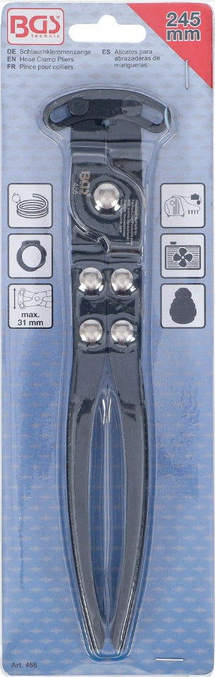 Replės žarnų sąvaržoms | 245 mm (466)