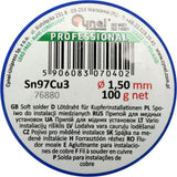 Lydmetalis minkštas | Ø 1.5 mm | 100g (76880)