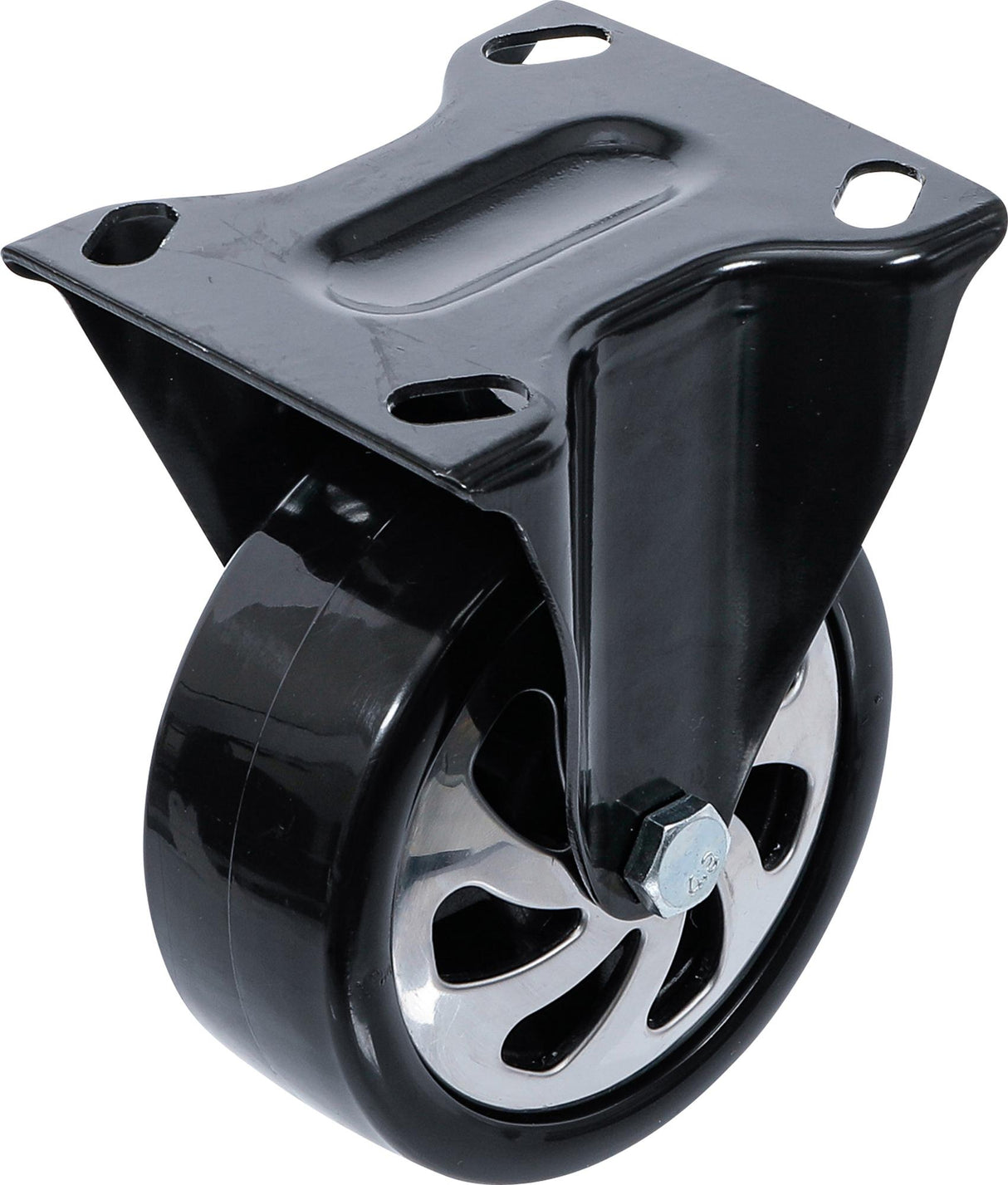 Fiksuotas ratukas | su montavimo plokšte | BGS 4107, 4204, 4205, 4206, 4199 (4107-4)