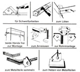 Magnetinis laikiklis suvirinimo darbams | su skyle | 32 kg (3009)