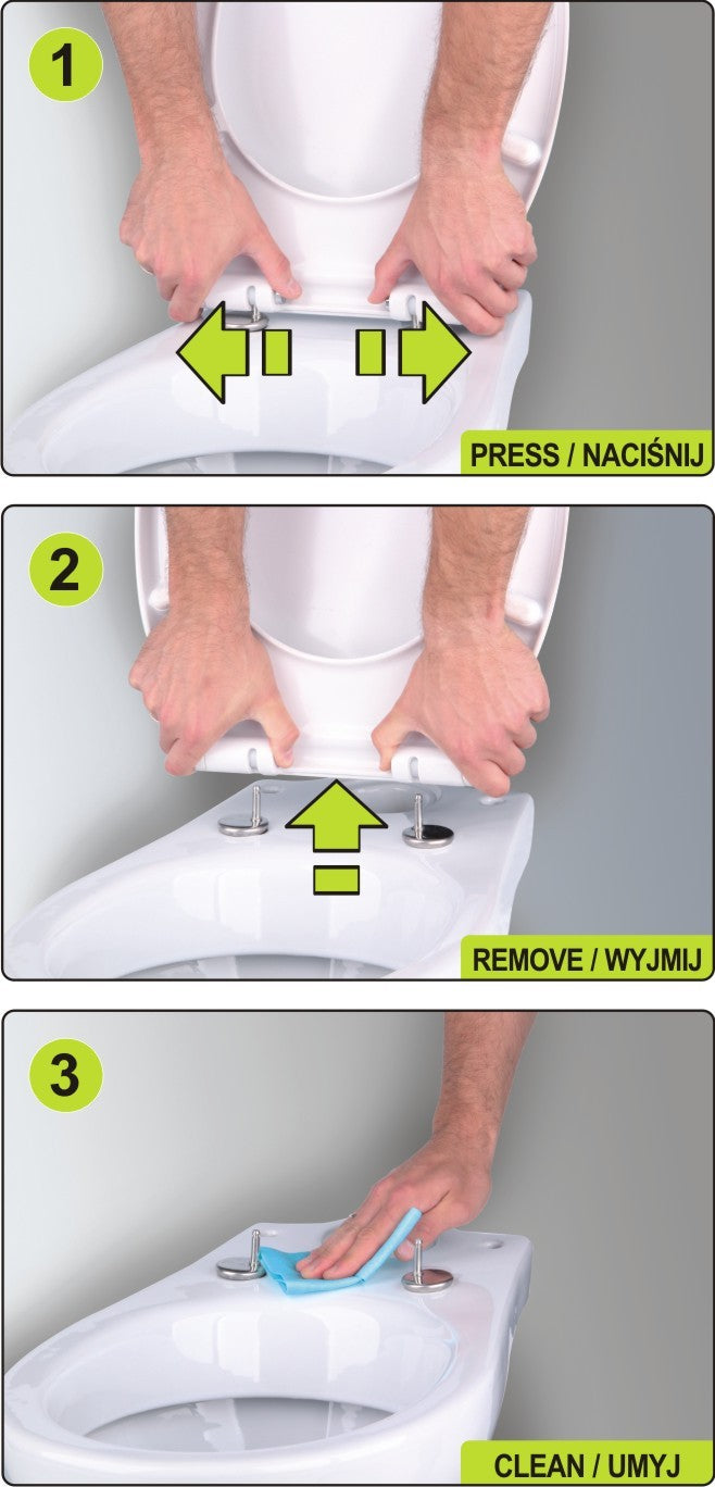 Unitazo dangtis su savaiminio uždarymo mechanizmu (75470)