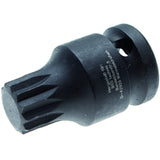 Antgalis smūginis | 12,5 mm (1/2") | Spline (XZN) M16 (5381-M16)