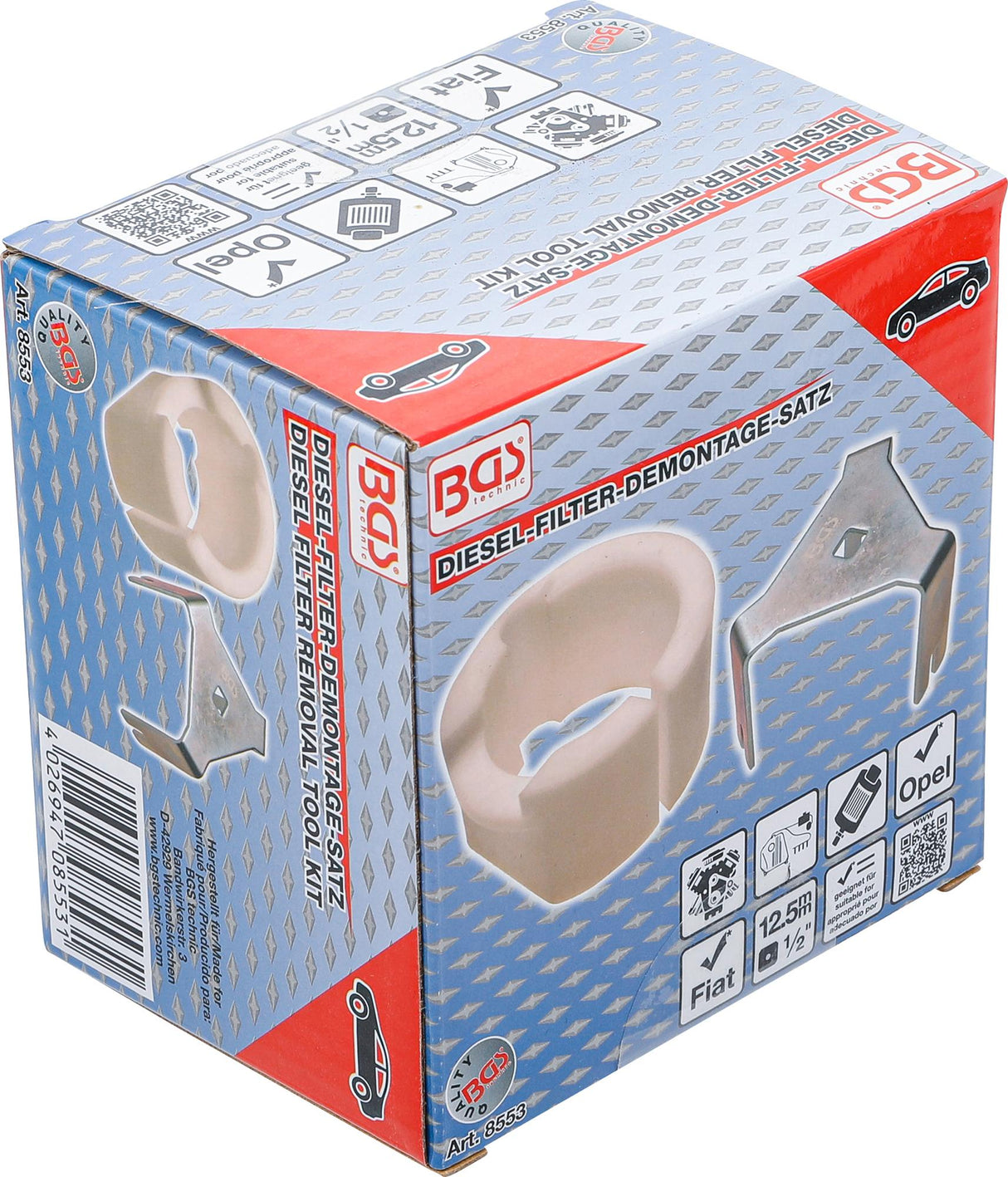 Dyzelinio filtro nuėmimo raktas | Opel / Fiat (8553)