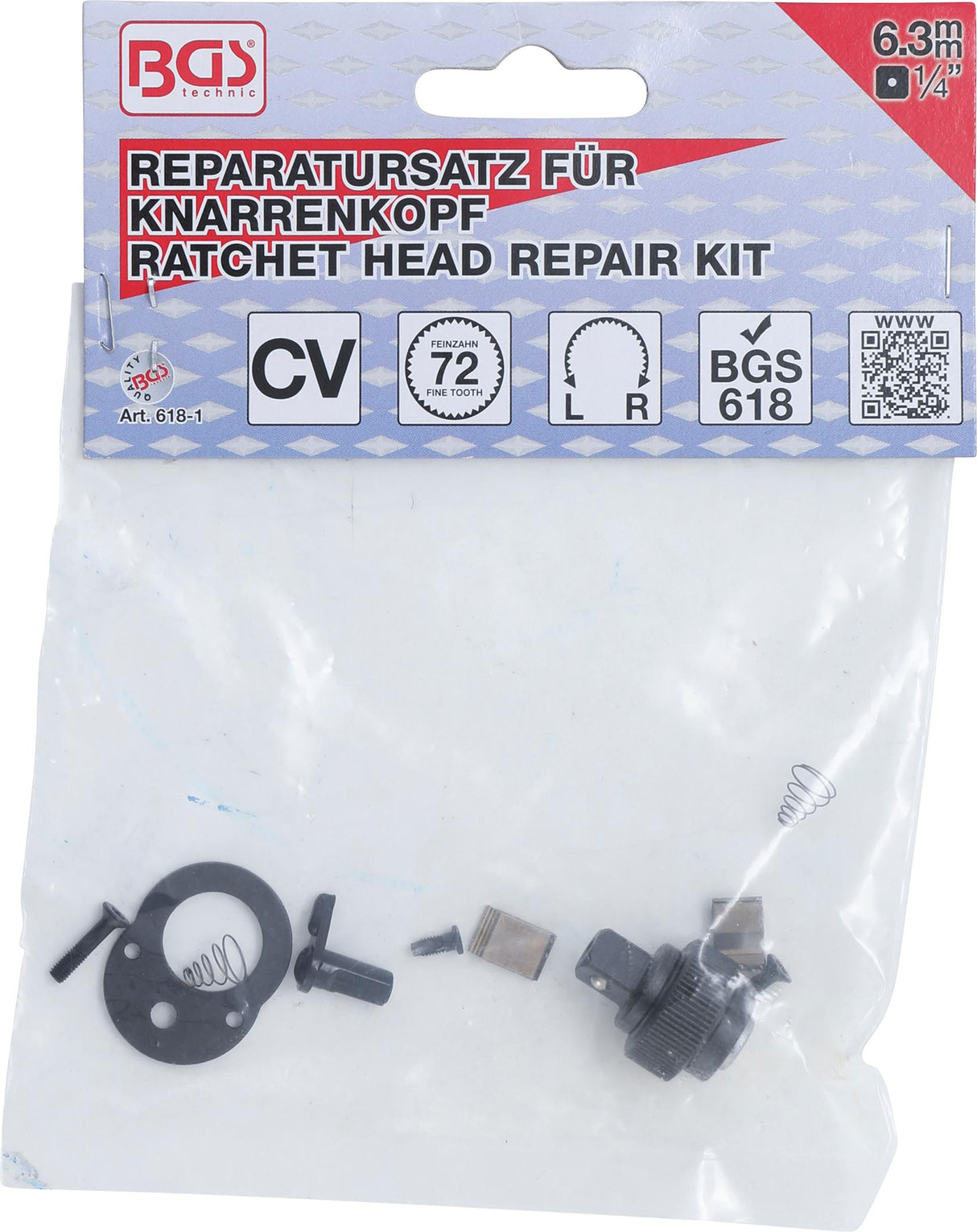 Remonto komplektas terkšlei | BGS 618 (618-1)