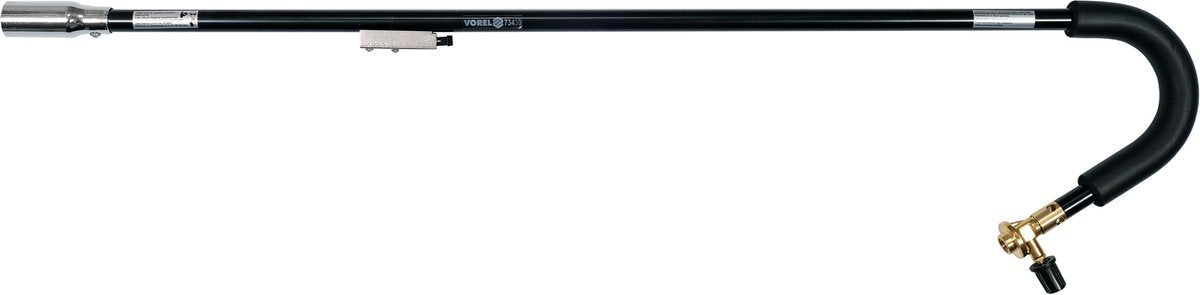 Piktžolių degiklis su plieniniu antgaliu | 850 mm / 25 mm (73430)