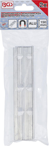 Spaustuvų lūpų apsaugos horizontalaus ir vertikalaus profilio | Aliuminis | 150 mm | 2 vnt. (9285)