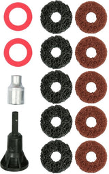 Ratų stebulės šlifavimo rinkinys | varžtams ir veržlėms | 14 vnt. (SK7074)